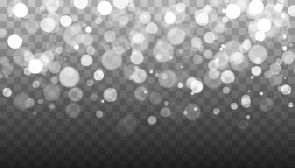 Bokeh Φόντο Σωματίδια Glitter Λαμπερό Αφρώδες Φόντο — Διανυσματικό Αρχείο