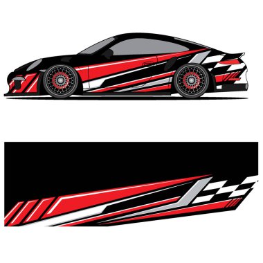 Tam ambalajlı yarış arabası soyut vinil etiket seti otomobil, otomobil, otomotiv, arkaplan, marka tasarımı, kamuflaj, araba çıkartması,