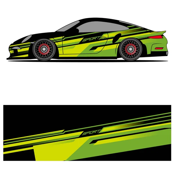 赛车服贴纸抽象赛车图的设计 本设计是矢量编辑的 — 图库矢量图片