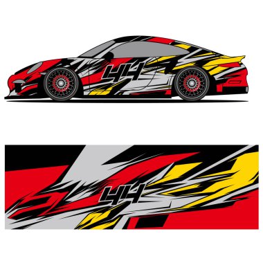 Tam ambalajlı yarış arabası soyut vinil etiket seti otomobil, otomobil, otomotiv, arkaplan, marka tasarımı, kamuflaj, araba çıkartması, 
