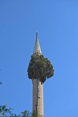 Cami minaresi. Kozbeyli Camii minaresi.