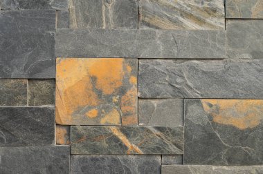 Gri tuğla desenli doku arkaplanı.