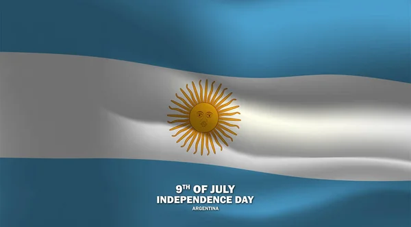 Stock vector Independence Day of the Argentina Vector Background. The Ninth of July Illustration Design for Banner, Greeting Card, Invitation or Holiday Poster.