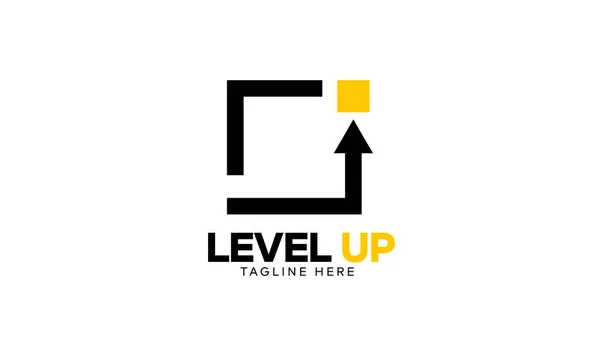 Level Logo Design Vektor Inspirace Šablony Šablona Loga Pro Vaši — Stockový vektor
