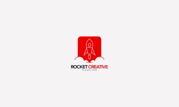 Logo Rocket App Rocket Tech Logo Vector — Stockový vektor