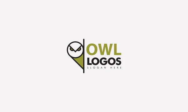 Koncept Loga Sovy Logo Dostupné Vektoru Royalty Free Stock Ilustrace