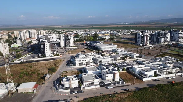 stock image Country of Israel. Afula city. Shooting with drone DJI mini 2 se.