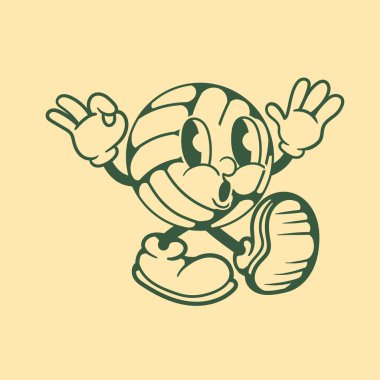 Voleybol 'un klasik karakter tasarımı