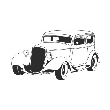 16. klasik arabanın tasarım taslağı.