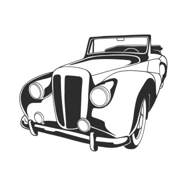 54 model klasik bir arabanın tasarımı.