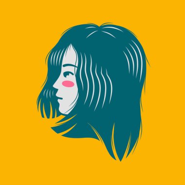 Karakter tasarımı avatar düz minimalist 139, basit vektör tasarımı, şirin çıkartma, karakter çıkartması