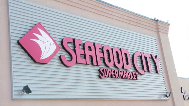 상점에 해산물 슈퍼마켓 — 비디오