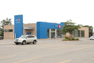 Montreal bankasının bmo bankası bankada logolu orta çerçeve