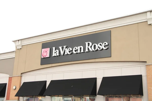 Vie Rose Store Znak Logo Sklepu Przed Sklepem — Zdjęcie stockowe