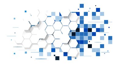 Soyut arkaplan. Geometrik şekiller, kare, altıgen, doğrular. 