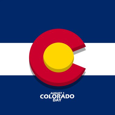 Colorado bayrağı, 1 Ağustos 'ta Colorado bayrağını anmak için yazılmış.