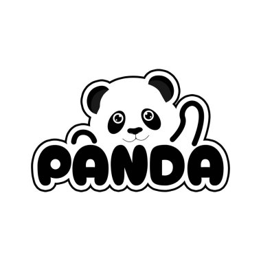 Ulusal Panda Günü 16 Mart 'ta kutlanacak. Beyaz arka planda cesur metinlerle karşılanan şirin bir panda tasviri. Hayvani olay afişi.