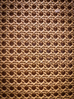 Rattan örgü arka plan. Pencere ayırıcıları için kullanılabilecek el sanatları.