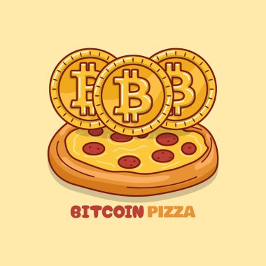 Bitcoin Pizza Günü 22 Mayıs 'ta kutlanacak. Lezzetli bir pizzanın üstüne üç altın sikke..