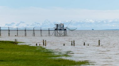 Fotoğraf d 'une cabane carrelet