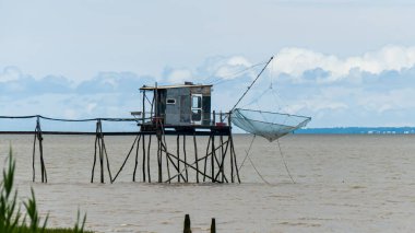Fotoğraf d 'une cabine carrelet en makro