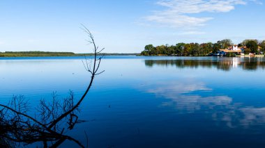 Photo du paysage du lac de Soustons  clipart