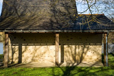 Fotoğraf d 'un moulin pris en makro au lac de Gabas bölüm 41