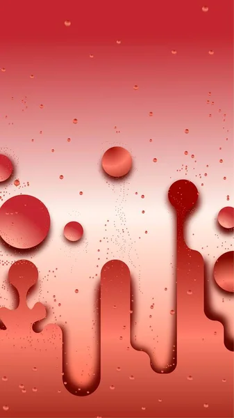 Kırmızı ve siyah yağmur damlalarıyla soyut arkaplan