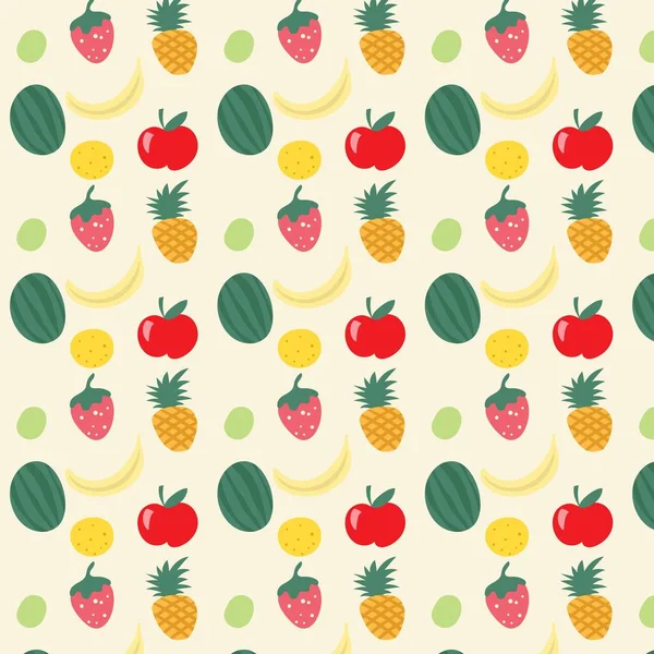 meyve salatası desenli pop sanat tarzı