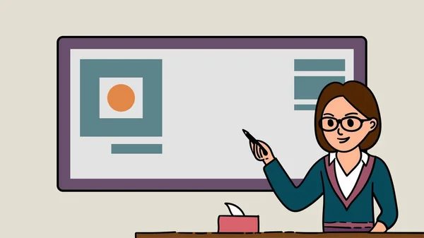 düz kadın öğretmen karakteri boşluğu