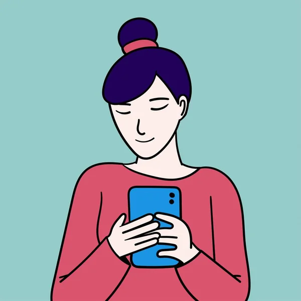 kadın karakter düz dizayn ediyor