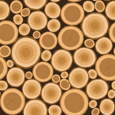 kahverengi ahşap dikişsiz vektör dokusu. 