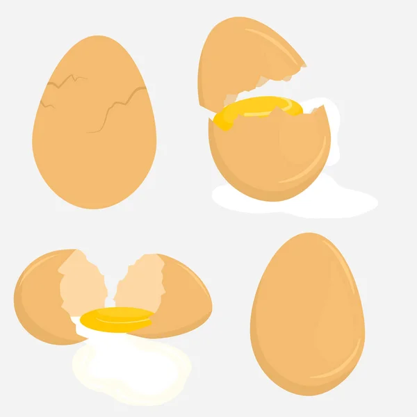 Vektorillustration Von Eiern — Stockvektor