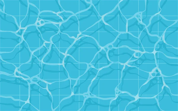 Texture Water Rippled Swimming Pool — Stock Vector