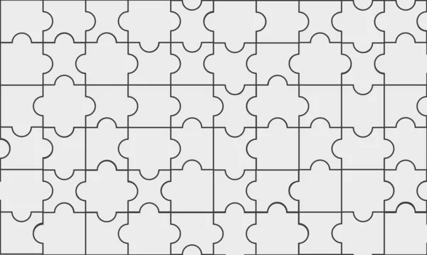 Puzzle Pièces Fond Illustration Vectorielle — Image vectorielle