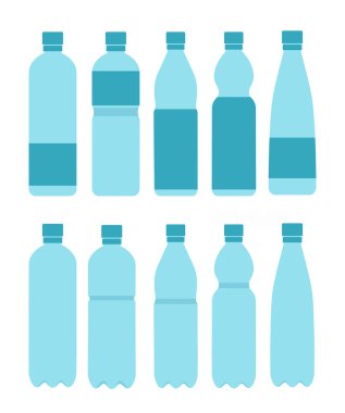 plastik şişe seti.