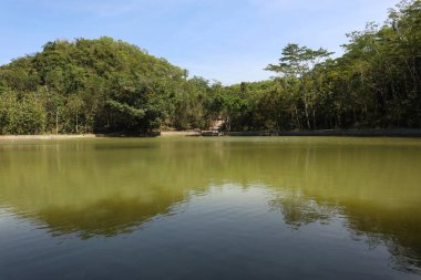 Güzel göl manzarası