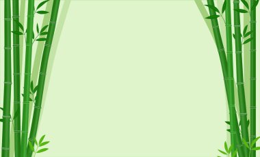 Kopyalama alanı olan bambu arkaplanı