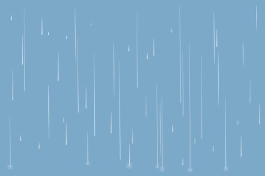 Mavi yağmur damlaları arka plan. vektör illüstrasyonu