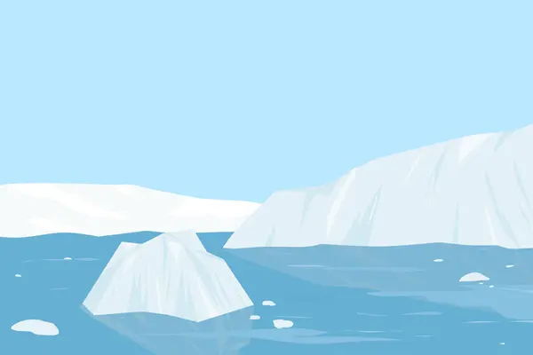 Eisberg Polarkreis — Stockvektor