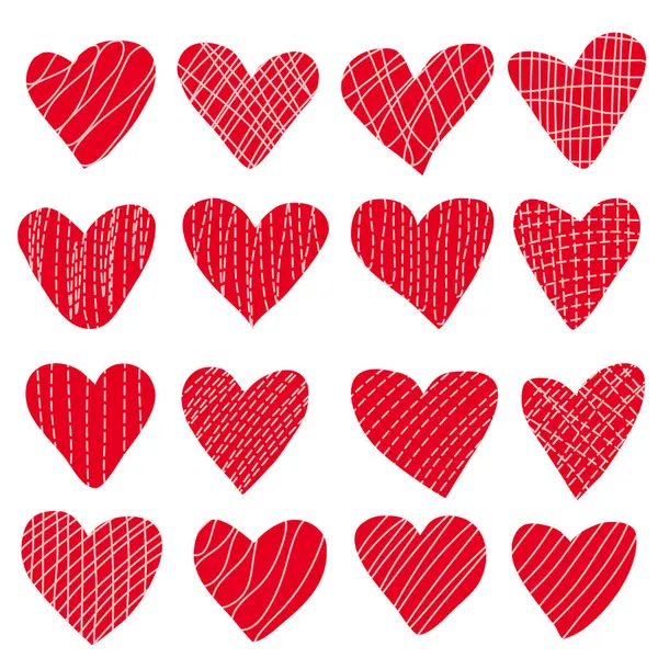 Kalp şeklinde bir set.