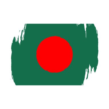 Bangladesh flag with brush strokes vector illustration independence day, Bangladesh flag brush Vector, Bangladesh Flag Brush Vector Illustration