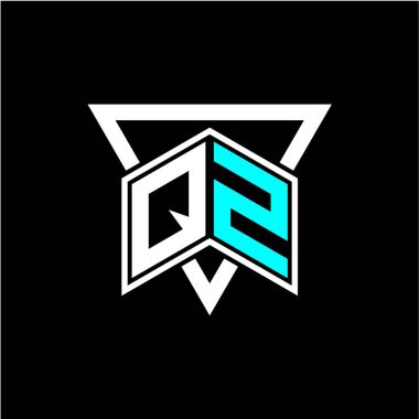 Harf monogramı oyun baş harfleri, tebrik kartları, logolar, posterler ve daha fazlası için mükemmel. Tasarım modern ve basit. Siyah bir şablon ile