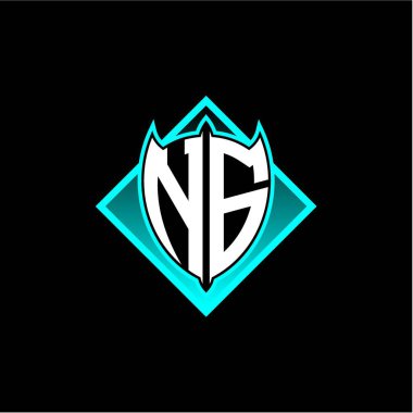 Siyah arka planda izole edilmiş tatlandırıcı olarak kare ile ilk kalkan logosu