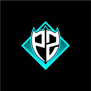 Siyah arka planda izole edilmiş tatlandırıcı olarak kare ile ilk kalkan logosu