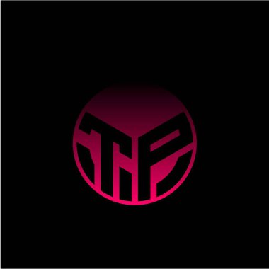 Baş harfler, modern harfler zarif renkli arkaplan çerçeveli. Siyah arkaplanda izole edilmiş