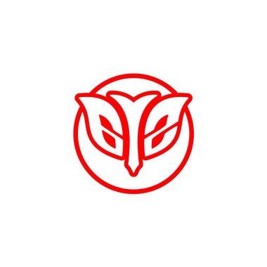 Yay ve ok harfleri, daire dekorasyonlu modern minimalist tasarım. beyaz arkaplanda izole