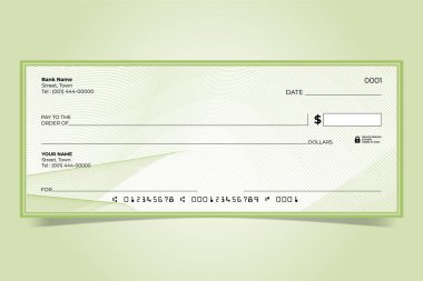 Şirket Finans Belgesi Güvenli Banka Denetimi Şablonu