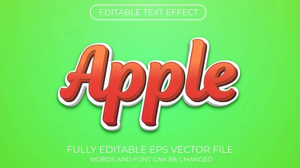 Effet Style Texte Vectoriel Modifiable Effet Texte Modifiable — Image vectorielle