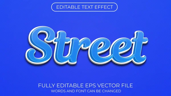 Efeito Estilo Texto Vetorial Editável Efeito Texto Editável — Vetor de Stock